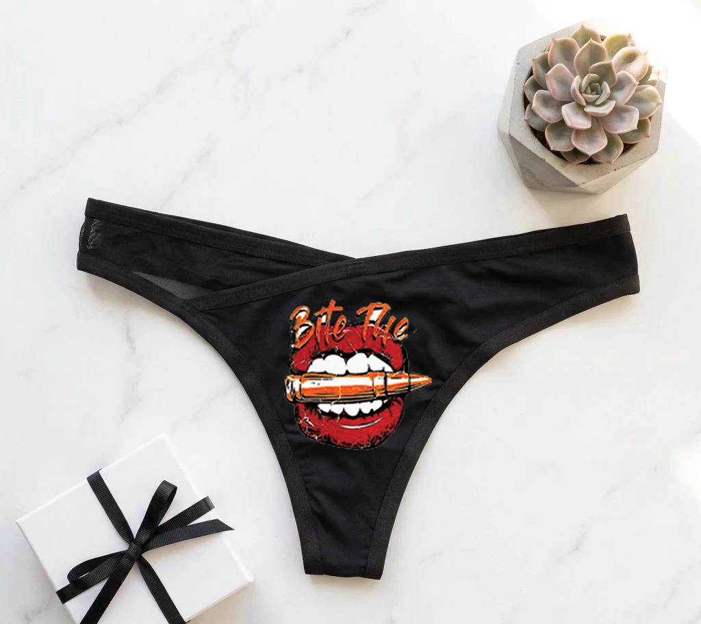Bite The Printed Thong