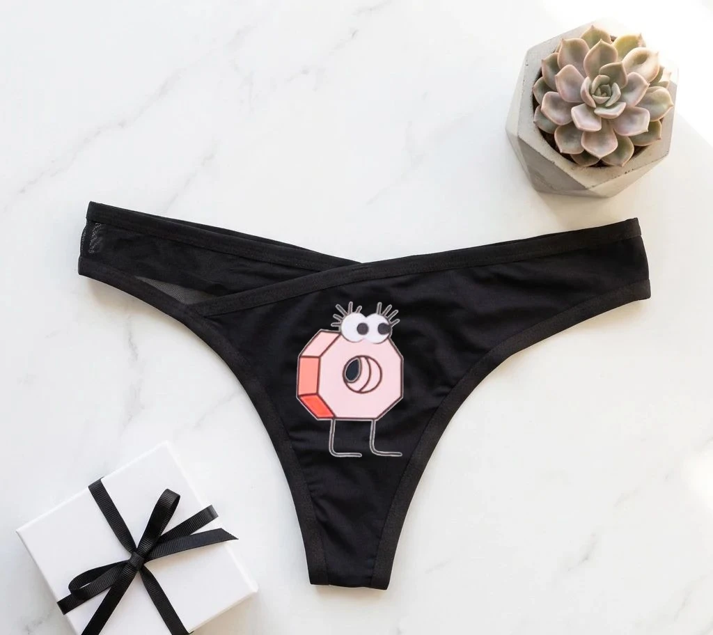 Bolt Printed Thong