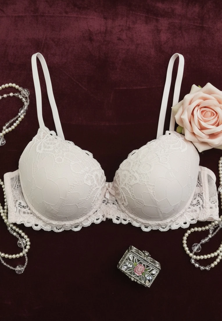 Push-Up Printed Bra