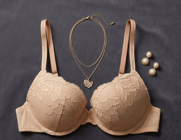 Push-Up Printed Bra