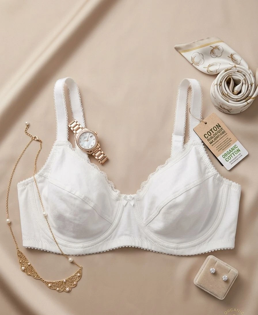White Non-Paded Bra
